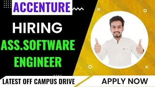 Accenture Hiring | Associate Software Engineer | Mass Hiring | Latest Off Campus Drive | 2022 Batch