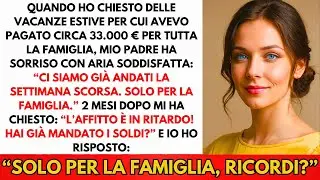 Papà Ha Sorriso: La Famiglia È Andata Settimana Scorsa! Quando Ho Chiesto Del Viaggio Che Ho Pagato