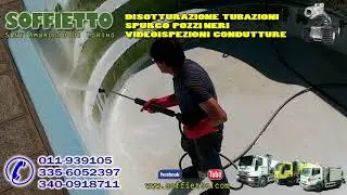 PULIZIA PISCINE e Sanificazione Acque - SOFFIETTO SPURGHI - CANAL-JET -  VALSUSA - TORINO - Piemonte