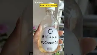 Ribana Coconut Hair Oil | Secret to Silky, Strong hair #youtubeshorts #shorts #haircare #hairoil