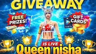🌸 Free Fire Live | Girl Gaming 🎮 Gameplay + Chat + UID Checking#freefirelive #shortsfeed #girllive