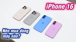 iPhone 16 nên mua cái nào? iPhone 16 thường, iPhone 16 Pro, iPhone 16 Plus hay iPhone 16 Pro Max?