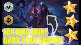 ⭐️⭐️⭐️ 10K DMG JHIN! 😱 DARK STAR SNIPERS! 🎯 TFT Guide | Teamfight Tactics Galaxies 🌌