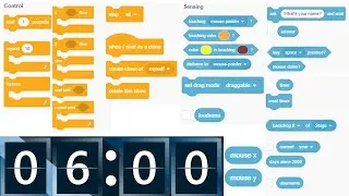 ALL Control + Sensing Explained in 6 MINUTES!! | Scratch Blocks in 6 Minutes [3]