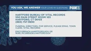 You Ask. We Answer. Stimulus checks; Obtaining death certificates; Church Services