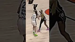 Dijonai Carrington Tried to DESTROY Caitlin Clark&hellip; But Clark&rsquo;s IQ SILENCED Her Instantly! 😳🧠#wnba