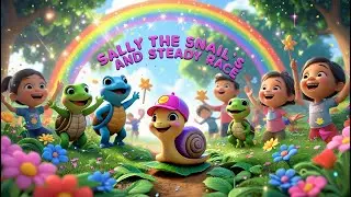 Sally the Snail&rsquo;s Slow and Steady Race + 3 More Animal Songs for Kids! | Kids Song | Nursery Rhymes