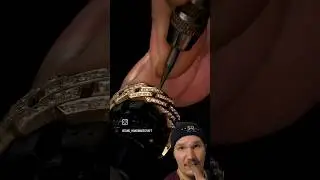 The Handmade Way of Making a Diamond Prong Cuban Link Ring! From Tang Handmade Craft! #shorts