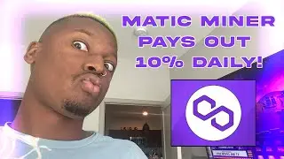 ⛏️ MATIC Miner Pays 10% DAILY! | Contract Grows Daily ⛏️ #NFA #DailyDapper #RichOffGlass