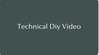 Technical Diy Video Is Live #technicaldiyvideo @Technicaldiyvideo