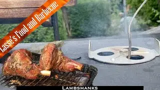 Weber go anywhere - Smoked Lamb Shanks