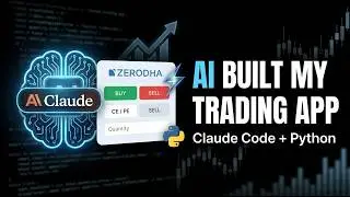 🚀 Build a Zerodha Scalping Order Panel with AI (Claude Code + Python)
