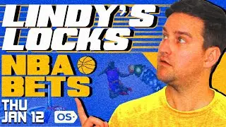 NBA Picks for EVERY Game Thursday 1/12 | Best NBA Bets & Predictions | Lindy's Leans Likes & Locks