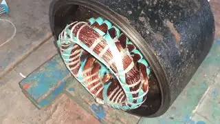 COMO REBOBINAR UMA MOTOBOMBA SUBMERSA 4CV 2 POLOS TRIFÁSICO WEG PACOTE 60  DI  75 MM