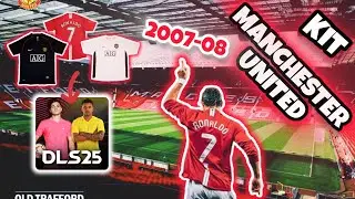 KIT MANCHESTER UNITED DLS 25 |TEMPORADA 2008 PRIMECR7 #cr7 #cristianoronaldo #dls #manchesterunited 