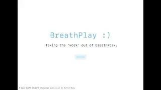 [Accepted] BreathPlay - WWDC23 Swift Student Challenge
