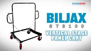 Biljax ST8100 Vertical Stage Panel Cart - StageDrop
