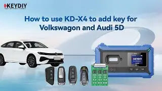 How to Edit VW Audi Keys with KEYDIY KD-X4 5D Transponder