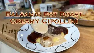 Italian Style Pot Roast, Creamy Gorgonzola Cipollini Elevates this Family Favorite to Elegant Dinner