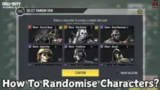 How To Select a Random Character Skin Pool In Codm Matches?