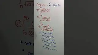 Definite Integration Trick: Solve Complex Problems in 2 Seconds! 🔥 #Shorts