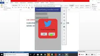 android custom dialog rounded corner and border