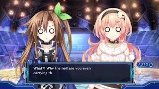 Megadimension Neptunia VII - Purple Heart Flirting With Steamax