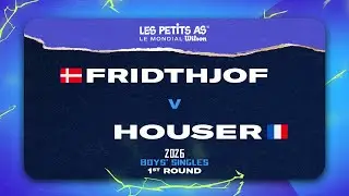 Les Petits As 2026 | Boys Singles R1 | Silas Agerbek FRIDTHJOF vs. Mael HOUSER