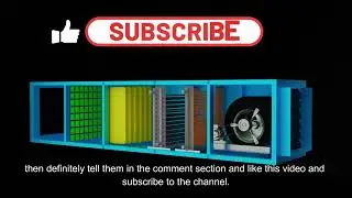 Air Handling Unit Working Animation | AHU Working Animation | English