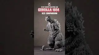 X-PLUS : Gigantic FSL Godzilla 1954 RIC ver. - (Size Comparison) #godzilla #godzilla1954