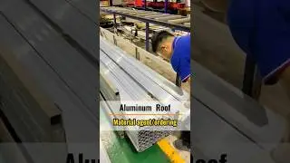 For professional roofing materials, come to our professional manufacturers! #aluminum #aluminumroof