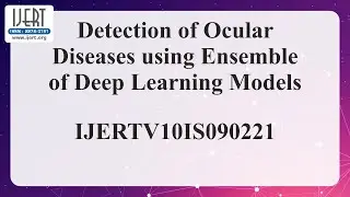 Detection of Ocular Diseases using Ensemble of Deep Learning Models