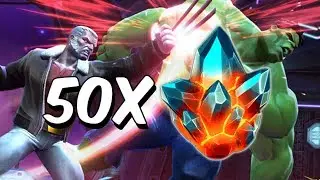 50x Premium Hero Crystal Opening! - Marvel Contest Of Champions