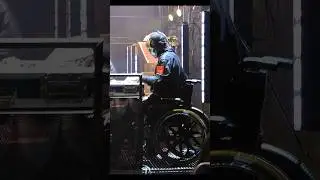 the moment Sid Wilson breaks his foot on stage #slipknot #sidwilson #joeyjordison #coreythornton