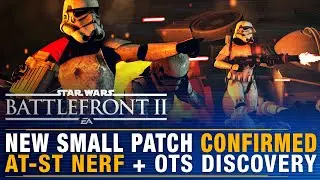Battlefront Update | New Small Patch CONFIRMED + AT-ST NERF? + OTS Capital Ships Discovered