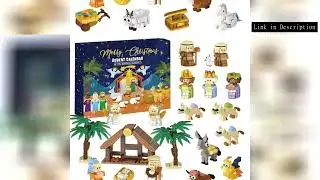 Christmas Advent Calendar Box DIY Christmas Tree Train Jesus set Kids 24Days Countdown Calendar New