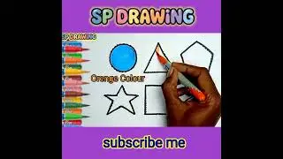 shapes drawing for kids learn 2d shapes colours for toddlers|preschool