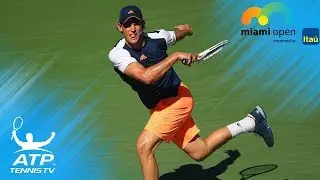 EPIC 36-shot Dominic Thiem vs Borna Coric rally! | Miami Open 2017