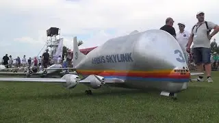RC Crash Super Guppy Boeing 377
