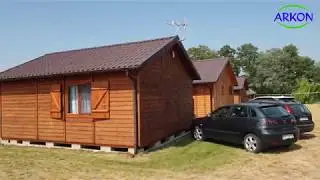 Domki pod wynajem - Arkon w Strykowie z lotu ptaka