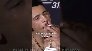Carlos Prates n&atilde;o tem limites nem na coletiva #carlosprates #ufc319 #ufc #mma