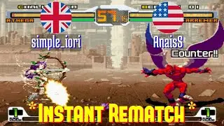 FT5 @svcsplus: simple_iori (GB) vs AnaisS (US) [SNK vs Capcom Chaos Super Plus svc Fightcade] Apr 21