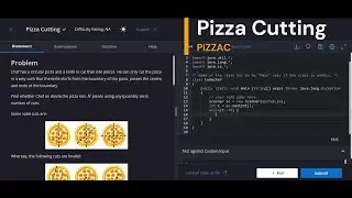 CodeChef Pizza Cutting Problem Solution || #PIZZAC #coding #codechef #codechefsolution #starters104