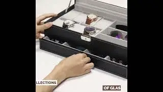 12 SLOTS WATCH BOX ORGANIZER UP