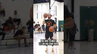 Steph Curry&rsquo;s INSANE Freethrow Drill 🤯
