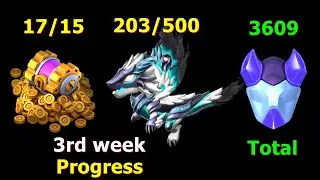 203/500 Second Reisk dragon piece | Dungeon 17 last big chest | Celestaur prism ancient event | DML