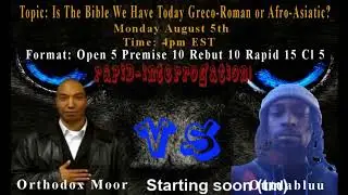 #thebible IS #Greco-Roman The Day @TheOrthodoxMoor Got Cooked 🍳