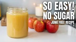 Homemade Applesauce Recipe | EASY Unsweetened Applesauce