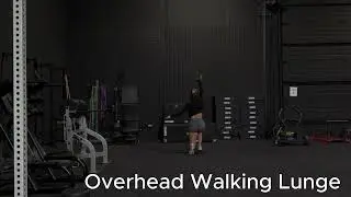 Overhead Walking Lunge