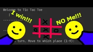 Two-Player Tic Tac Toe Python: Part 1